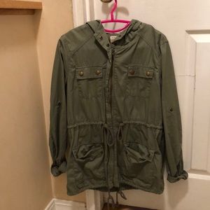 Green army jacket